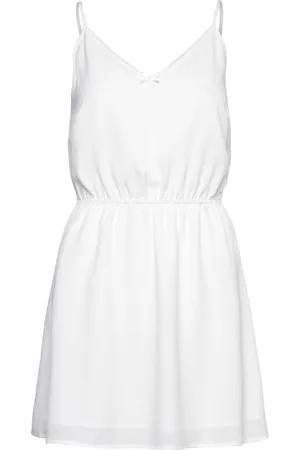 Tommy Hilfiger Tjw Essential Strap Dress Ext Lyhyt Mekko White