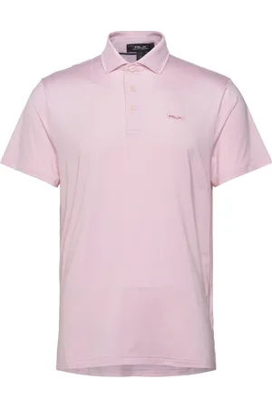 Ralph Lauren Fthrwt Airflow Jrsy-Knt-Polo Sport Sport Clothing Sport Tops Sport Polos Sport Short-sleeved Polos Pink
