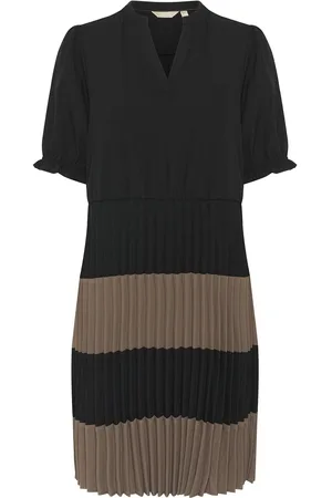 Culture Cubetty Short Dress Lyhyt Mekko Black