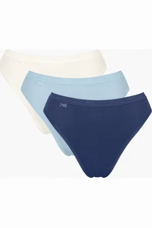 Sloggi Basic+ Tai C3P Lingerie Panties Brazilian Panties Navy