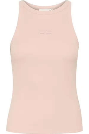 Gestuz Drewgz Sl Logo Tank Tops T-shirts & Tops Sleeveless Pink