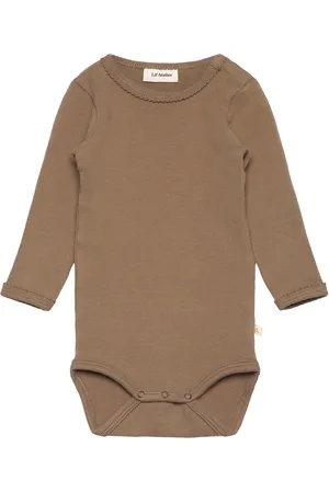 Lil Atelier Nbfthoro Hif Ls Slim Body Lil Bodies Long-sleeved Brown