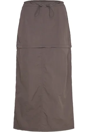 Monki Maxi Cargo Skirt Skirts Maxi Skirts Grey