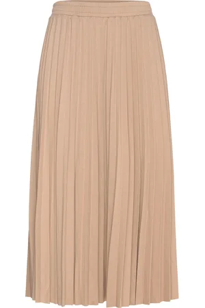 Freequent Fqklary-Skirt Skirts Knee-length & Midi Skirts Beige