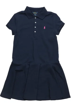 Ralph Lauren Stretch Mesh Polo Dress Mekko Blue