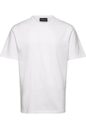 Lexington Relaxed Heavyweight Tee Tops T-shirts Short-sleeved White