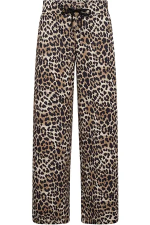 soyaconcept Sc-Ophia Bottoms Trousers Straight Leg Brown