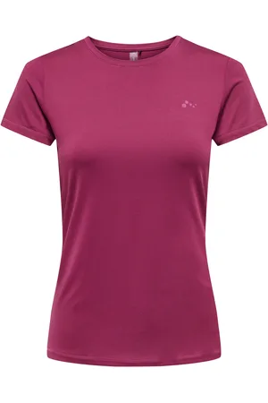 ONLY Onpcarmen On Ss Reg Tee Noos Sport T-shirts & Tops Short-sleeved Burgundy