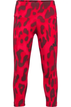 adidas Jg Fi Aop 7/8Le Sport Leggings Red