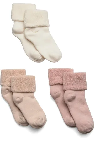 mp Denmark Cotton Baby Socks - 3-Pack Socks & Tights Baby Socks Pink