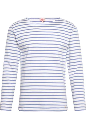 Armor.lux Breton Striped Shirt Héritage Designers T-shirts Long-sleeved Blue