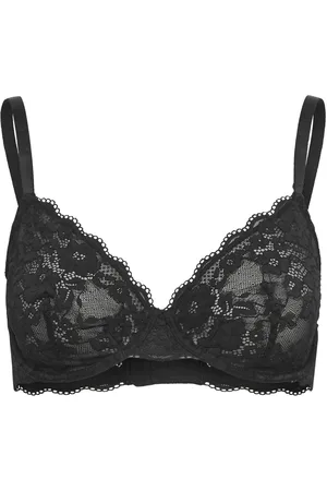 Lindex Bra Wire Bra Iris Lace Lily Lingerie Bras & Tops Wired Bras Black