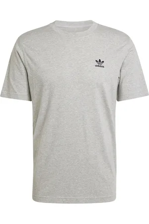 adidas Trefoil Ess Tee Sport Men Men Sports Clothes Sport Tops Sport T-shirts Grey