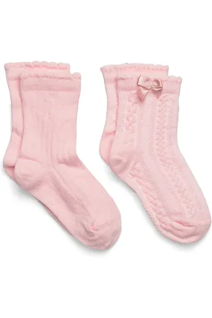 Benetton Knitted Socks Pair 2 Socks & Tights Socks Pink