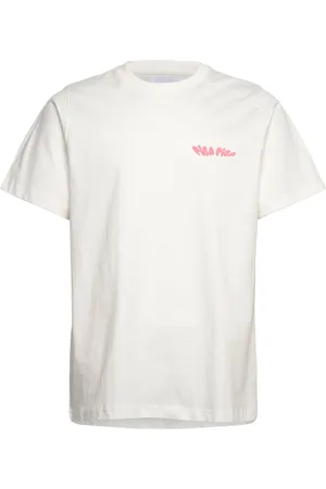 Pica Pica Pearing Completed Tops T-shirts Short-sleeved White