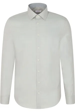 Seidensticker Cityhemden 1/1 Arm Tops Shirts Business Shirts Green