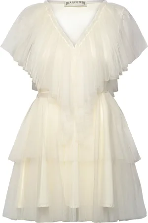 Ida Sjöstedt 003 Aurora Dress Lyhyt Mekko Cream