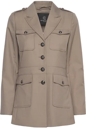Bruuns Bazaar Carotabbbakita Jacket Outerwear Jackets Utility Jackets Beige