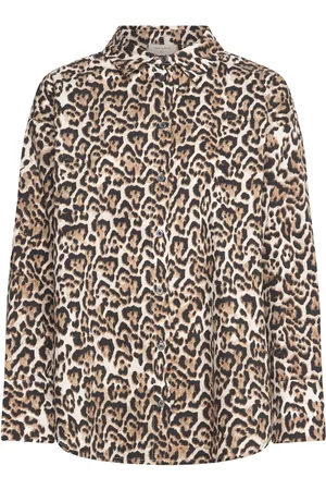 Freequent Fqmalay-Shirt Tops Shirts Long-sleeved Beige