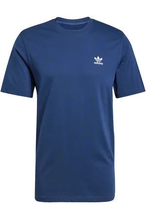 adidas Trefoil Ess Tee Sport Men Men Sports Clothes Sport Tops Sport T-shirts Navy