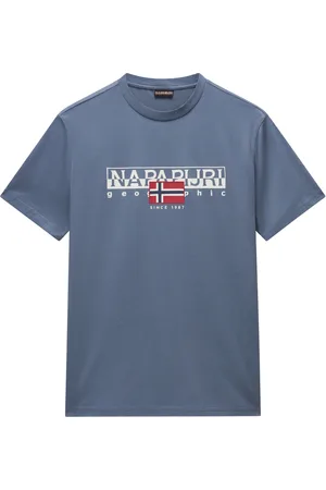 Napapijri S-Aylmer Tops T-shirts Short-sleeved Blue