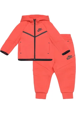 Nike Vl-Tech Fleece Set Sport Sweatsuits Coral