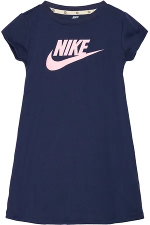 Nike Nkg Futura Ss Tee Dress Dresses & Skirts Dresses Casual Dresses Short-sleeved Casual Dresses Navy
