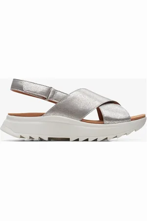 Clarks Dashlite Wish D Matalapohjaiset Sandaalit Silver