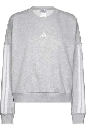 adidas W 3S Ft Swt Sport Sport Clothing Sport Sweat-shirts & Hoodies Sport Sweat-shirts Grey