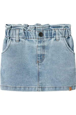 Lil Atelier Nmfdarlee Dnm Skirt 2060-Se D Lil Dresses & Skirts Skirts Short Skirts Blue