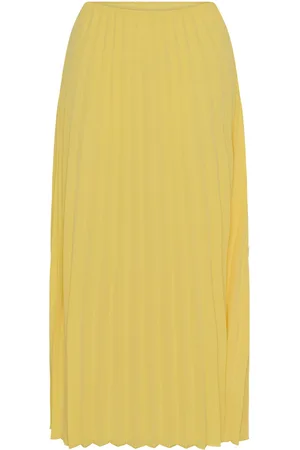 Culture Cuelda Skirt Skirts Knee-length & Midi Skirts Yellow