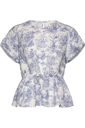 Munthe Finonola Tops T-shirts & Tops Short-sleeved Blue