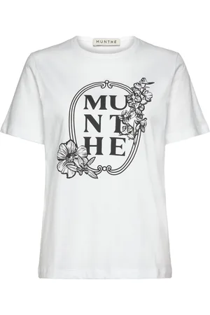 Munthe Fynella Tops T-shirts & Tops Short-sleeved White