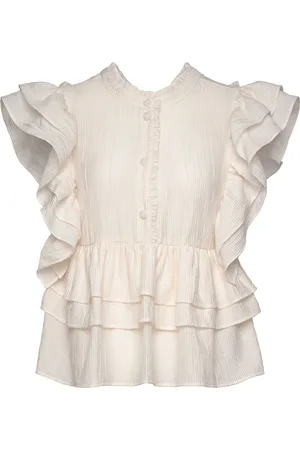 Munthe Fulton Tops Blouses Sleeveless White