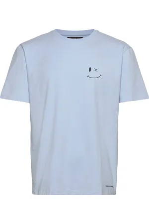 Clean Cut Patrick Organic Tee Tops T-shirts Short-sleeved Blue