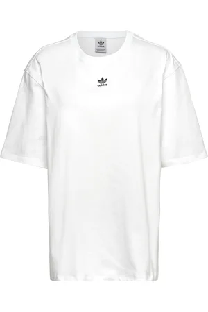 adidas Ess Boyfr Tee Sport Women Sport Clothing Sports Tops & T-shirts Sport T-shirts White