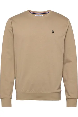 U.S. Polo Assn. Uspa Sweat O Neck Adler Men Tops Sweat-shirts & Hoodies Sweat-shirts Beige