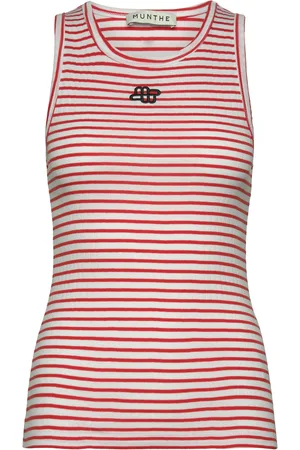 Munthe Tezza Tops T-shirts & Tops Sleeveless Red