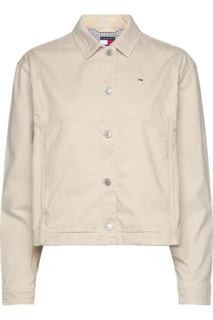 Tommy Hilfiger Tjw Essential Cotton Gmd Jacket Outerwear Jackets Light-summer Jacket Cream