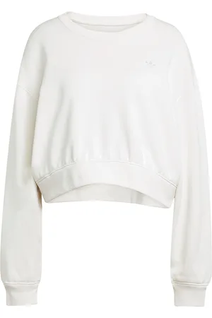 adidas Nelson Crew Sport Women Sport Clothing Sport Sweat-shirts & Hoodies Sport Sweat-shirts White