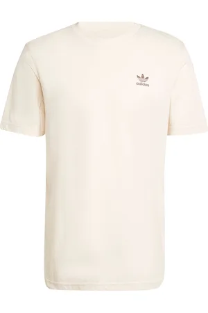 adidas Trefoil Ess Tee Sport Men Men Sports Clothes Sport Tops Sport T-shirts Beige