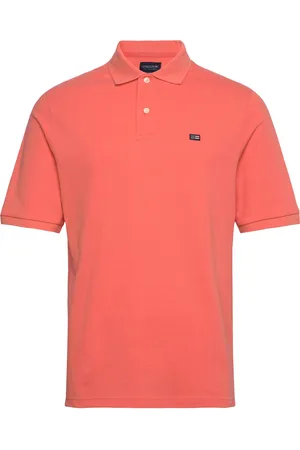 Lexington Pique Polo Shirt Tops Polos Short-sleeved Orange