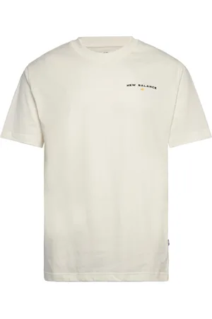 New Balance Reimagined Graphic T-Shirt 2 Sport Men Sports Clothes Sport Tops Sport T-shirts Cream