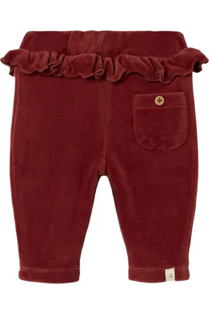 Lil Atelier Nbfsaga Pant Lil Bottoms Trousers Red