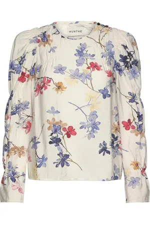 Munthe Frewin Tops Blouses Long-sleeved Cream