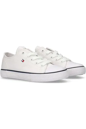 Tommy Hilfiger Low Cut Lace-Up Sneaker Matalavartiset Sneakerit Tennarit White