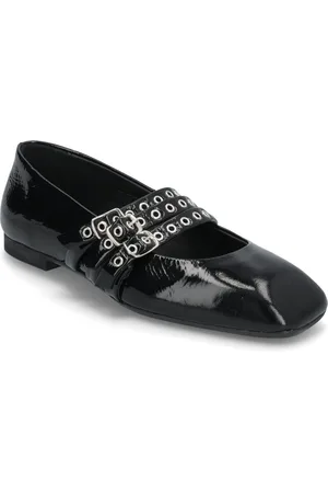 Pavement Grit Ballerinat Black