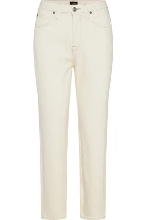 Lee Carol Bottoms Jeans Straight-regular Cream