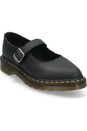Dr. Martens Elphie Mj Black Virginia Shoes Flat Loafers Black