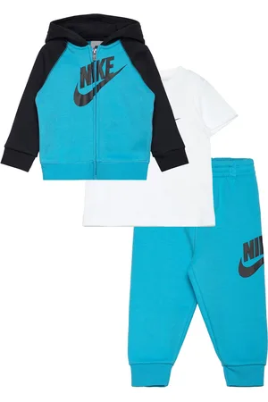 Nike Nkn N Nk 3Pc Boxed Set Sport Sweatsuits Blue